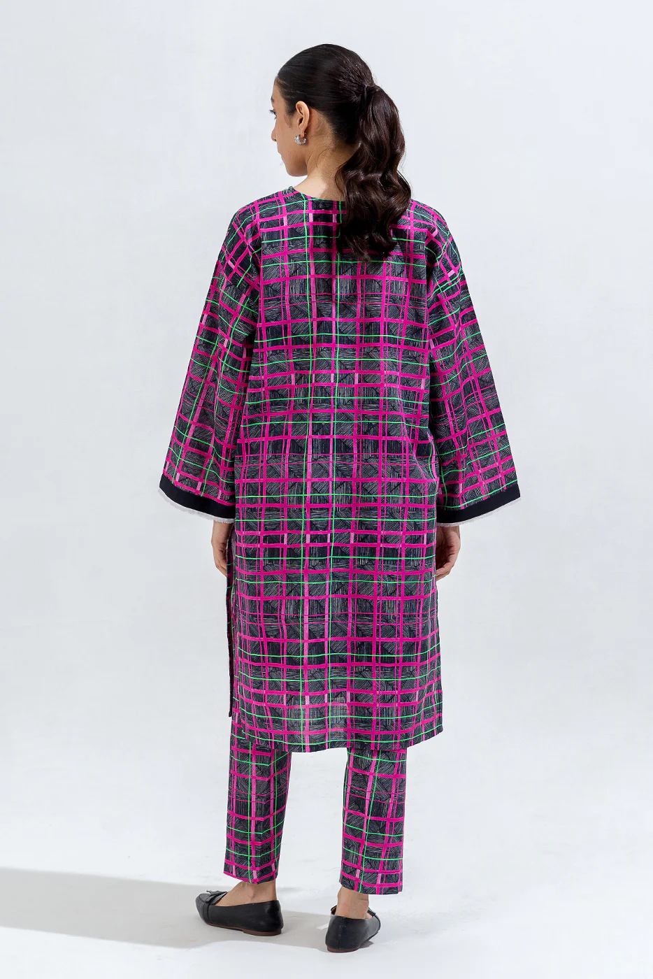 PRINTED KHADDAR SHIRT (PRET) - Image 3