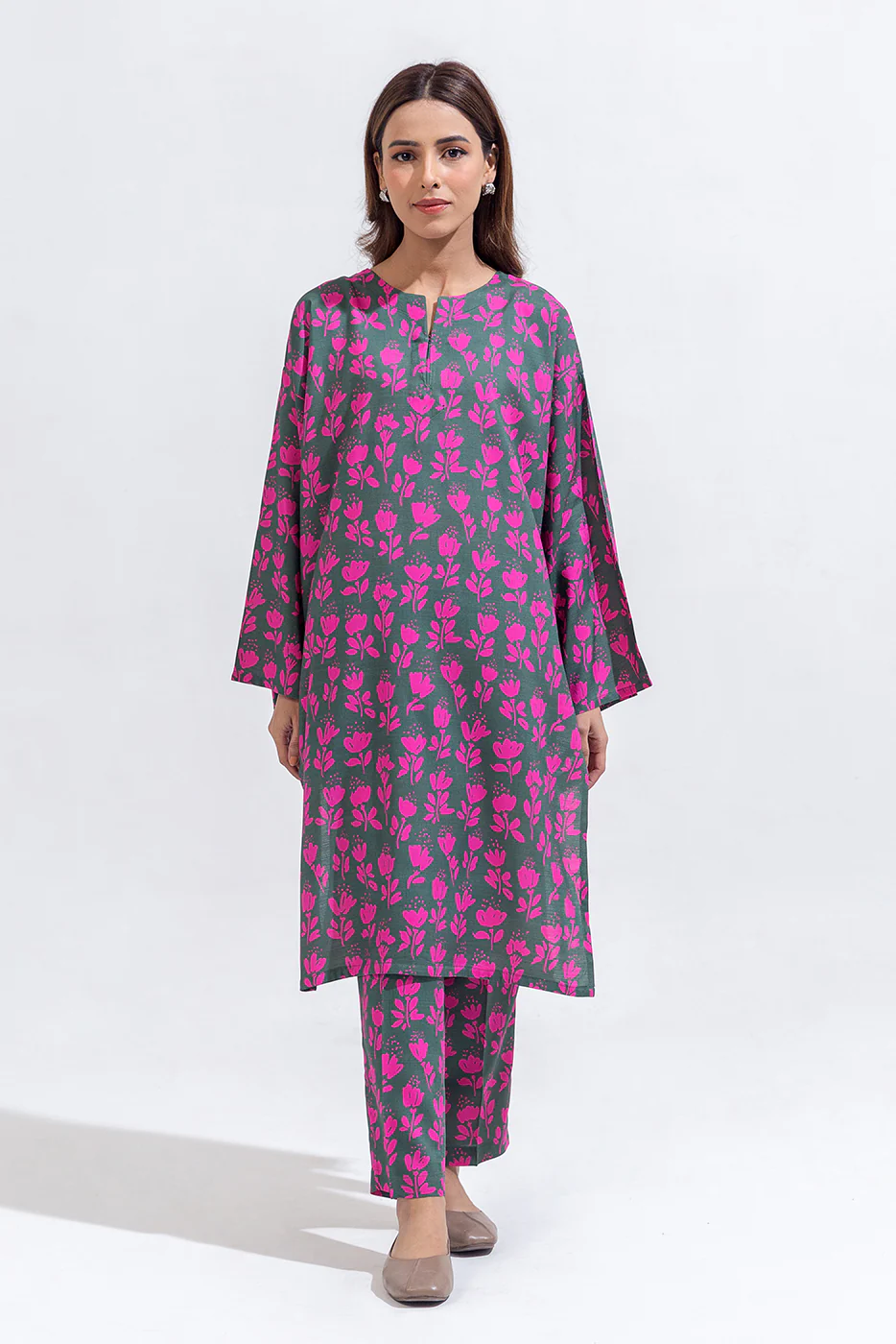 PRINTED VISCOSE SHIRT (PRET) - Image 2