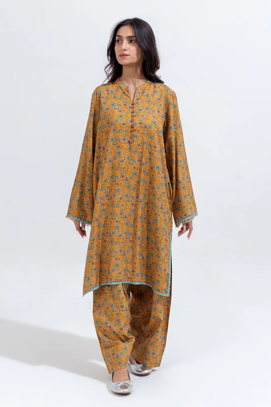 PRINTED VISCOSE SHIRT (PRET) - Image 2