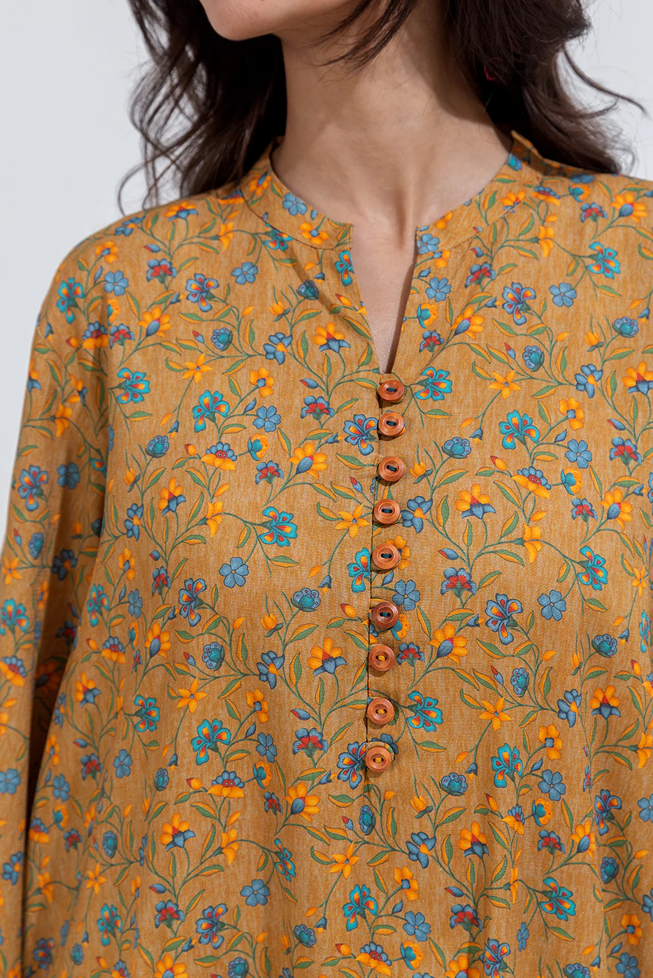 PRINTED VISCOSE SHIRT (PRET) - Image 4