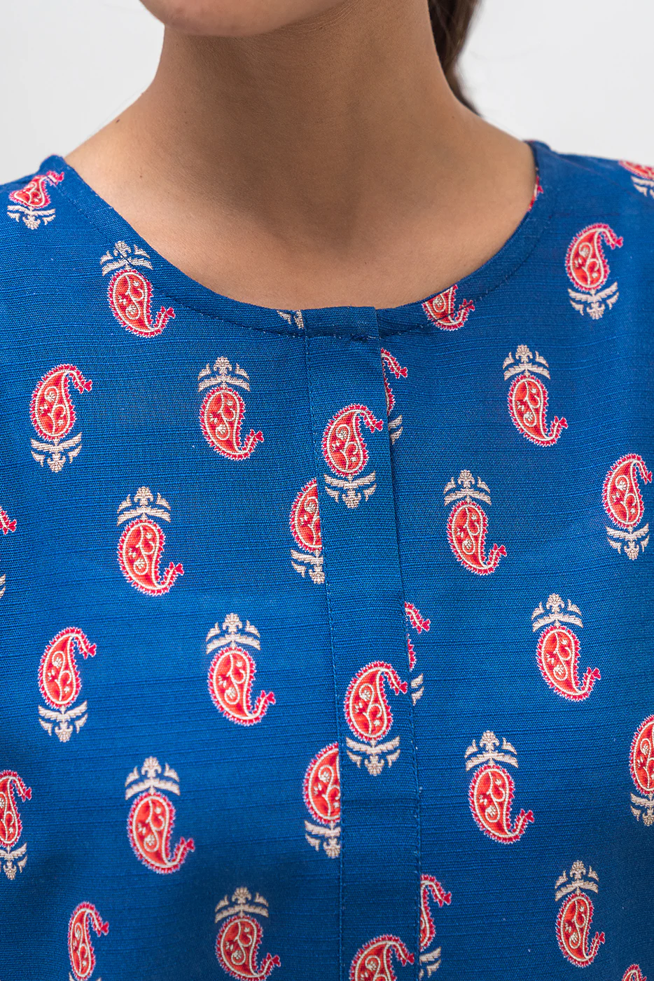 PRINTED KHADDAR SHIRT (PRET) - Image 4