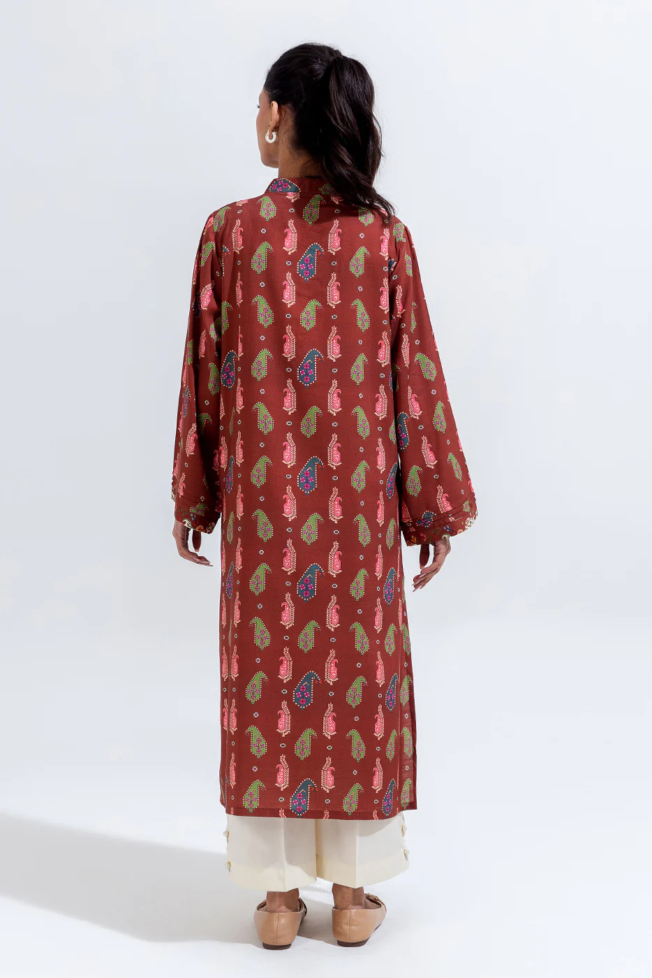 PRINTED VISCOSE SHIRT (PRET) - Image 3