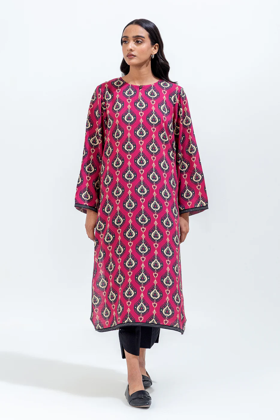 BASIC VISCOSE SHIRT (PRET) - Image 2