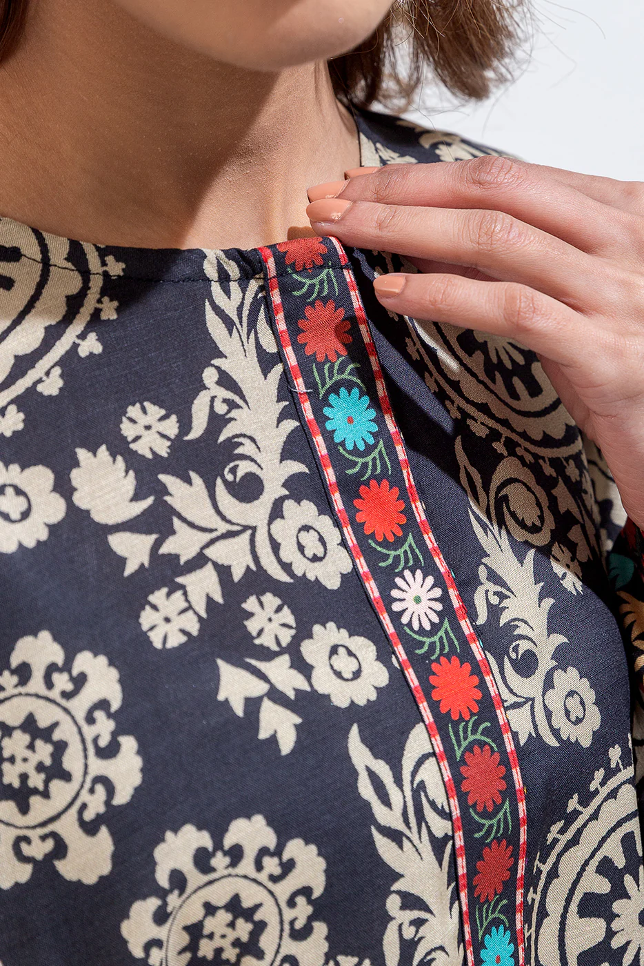 PRINTED VISCOSE SHIRT (PRET) - Image 4