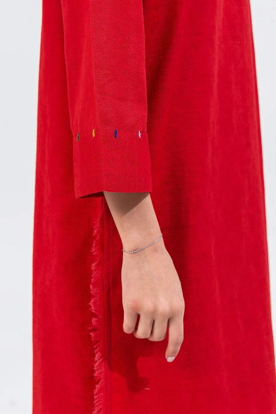 2 PIECE BASIC KHADDAR JACQUARD SUIT (PRET) - Image 5