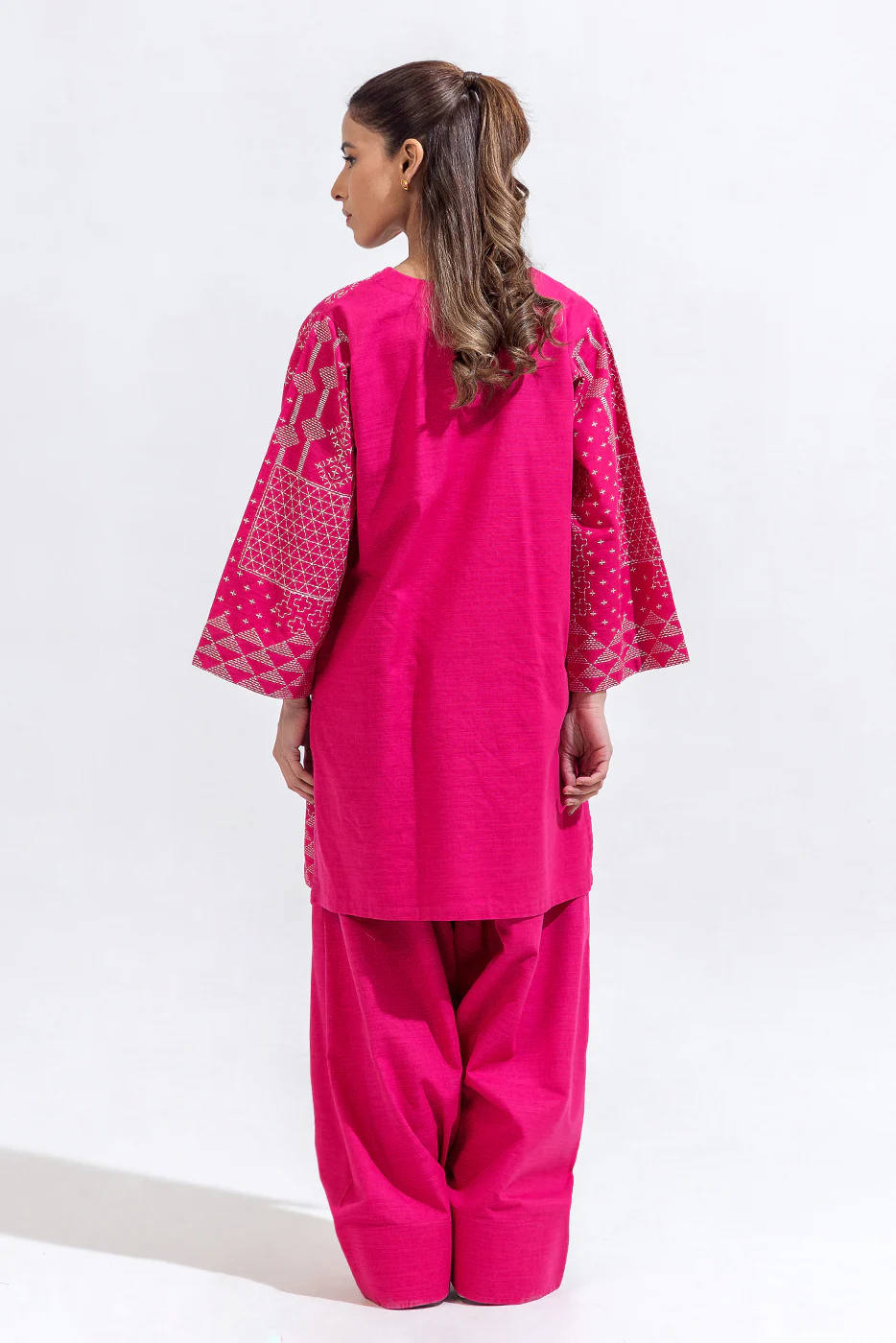 2 PIECE EMBROIDERED KHADDAR SUIT (PRET) - Image 3