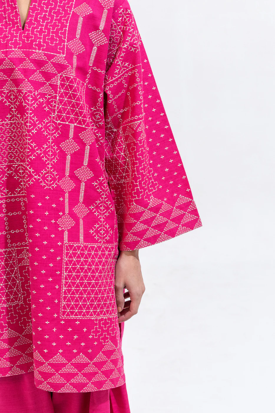 2 PIECE EMBROIDERED KHADDAR SUIT (PRET) - Image 5