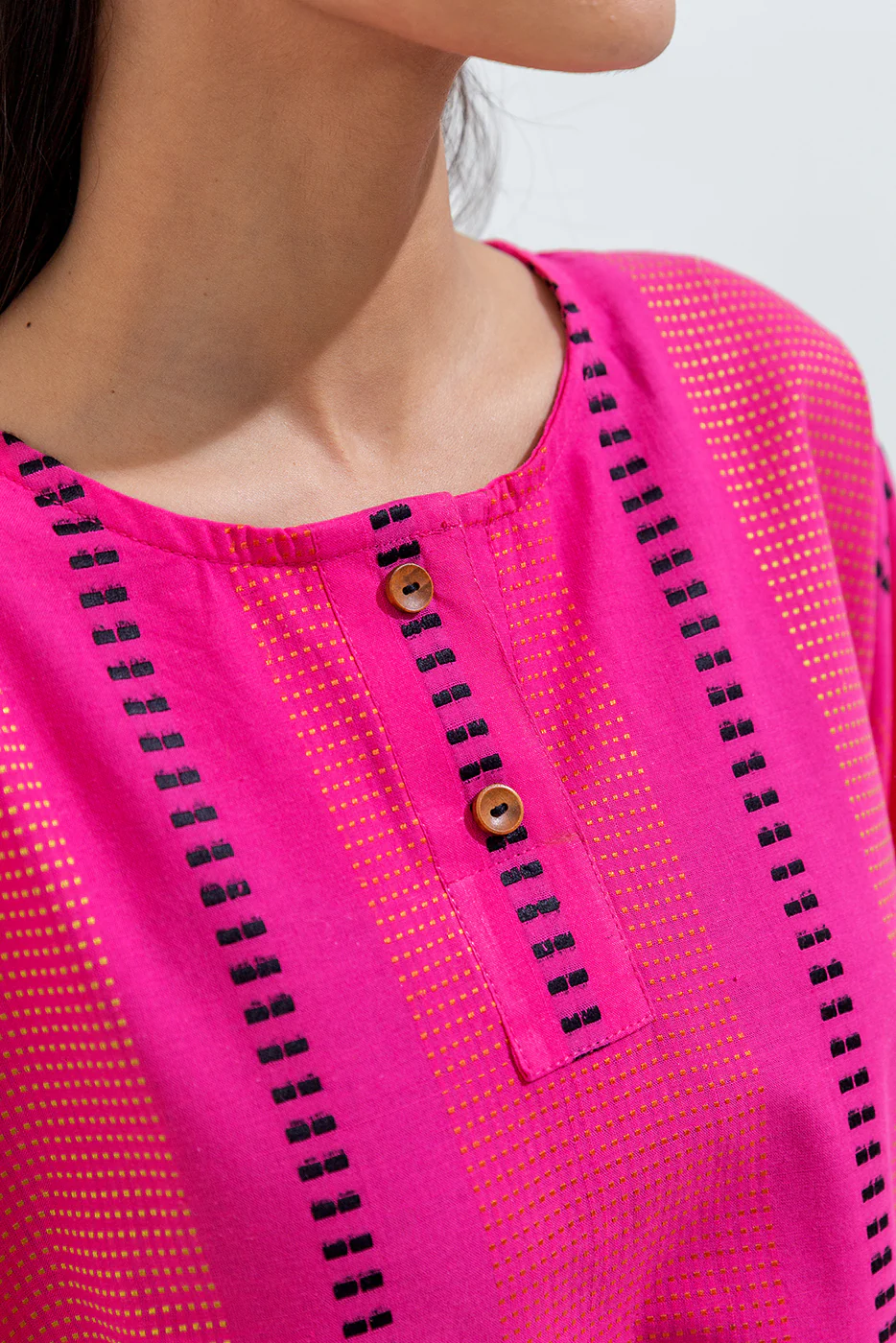 2 PIECE BASIC JACQUARD SUIT (PRET) - Image 2