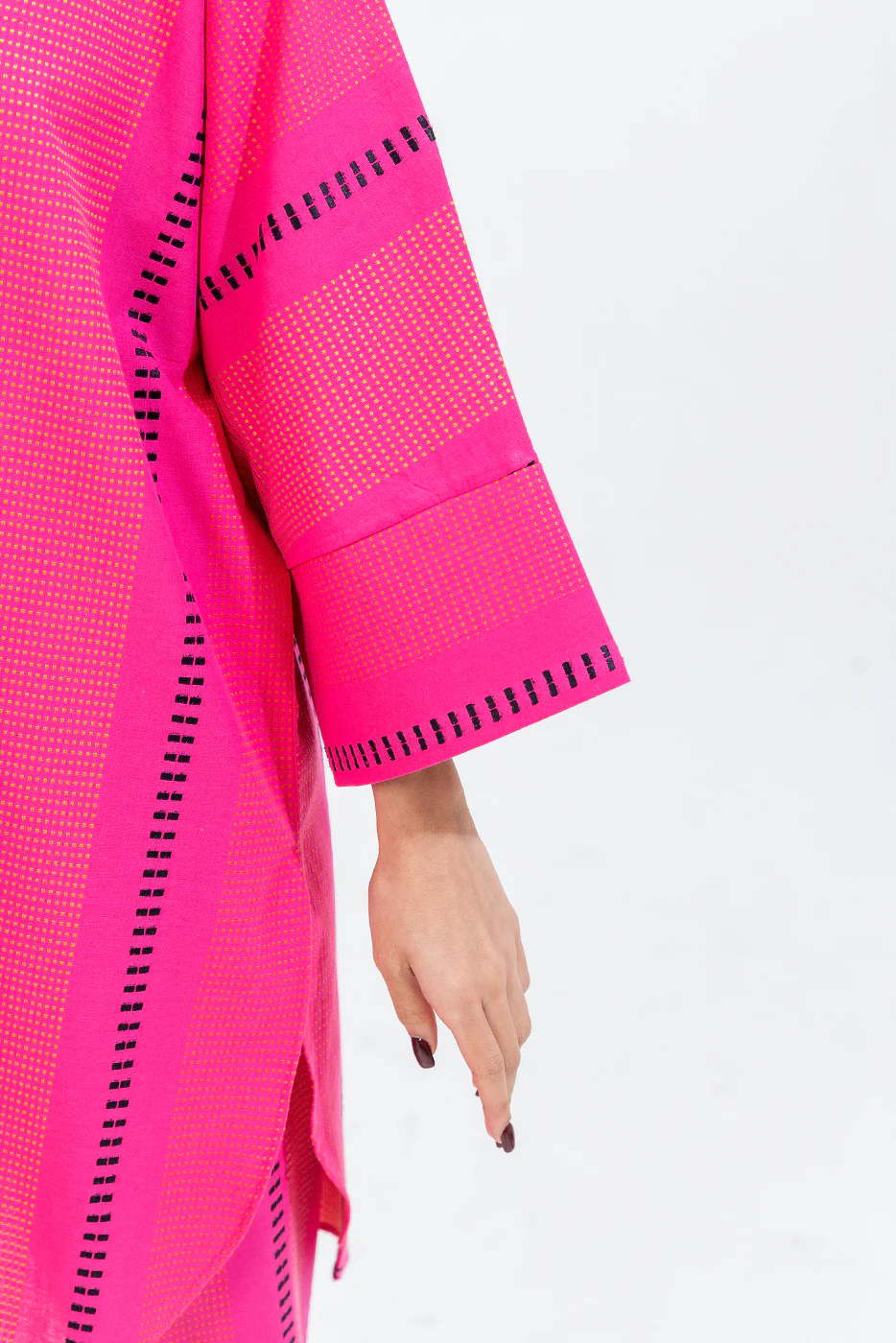 2 PIECE BASIC JACQUARD SUIT (PRET) - Image 3