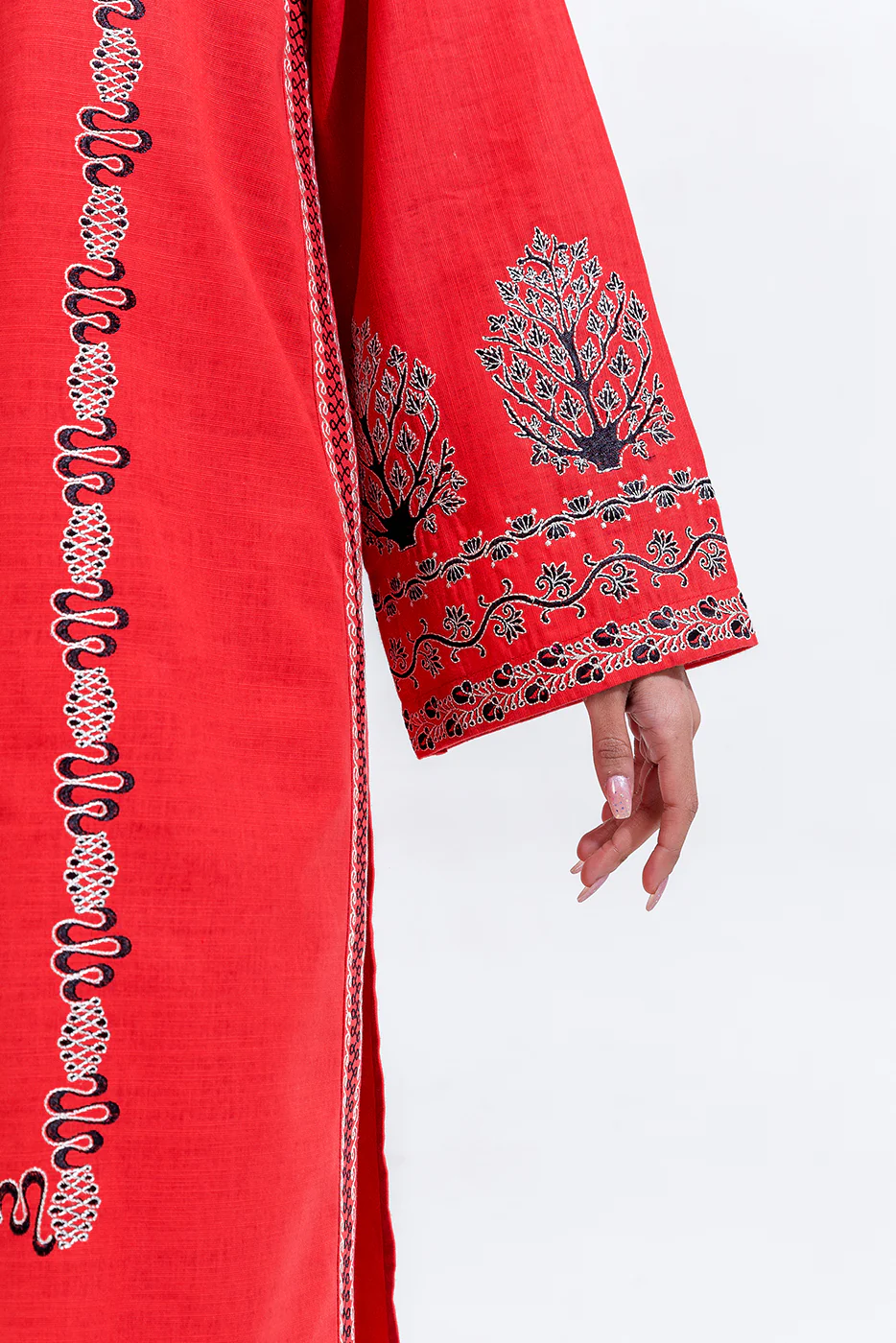 2 PIECE EMBROIDERED KHADDAR SUIT (PRET) - Image 5