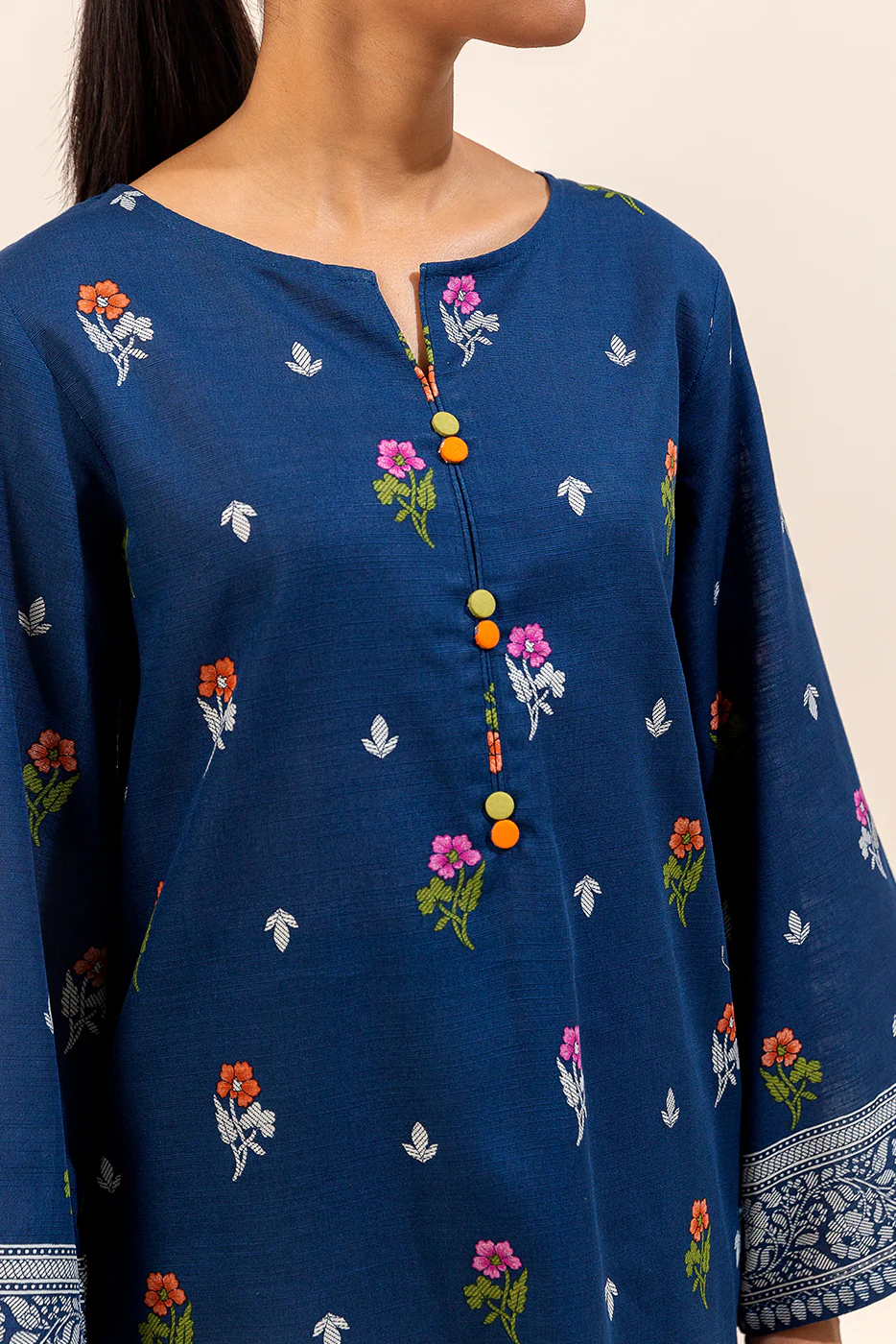 3 PIECE PRINTED KHADDAR SUIT-BLOSSOM RIVIERA (UNSTITCHED) - Image 5