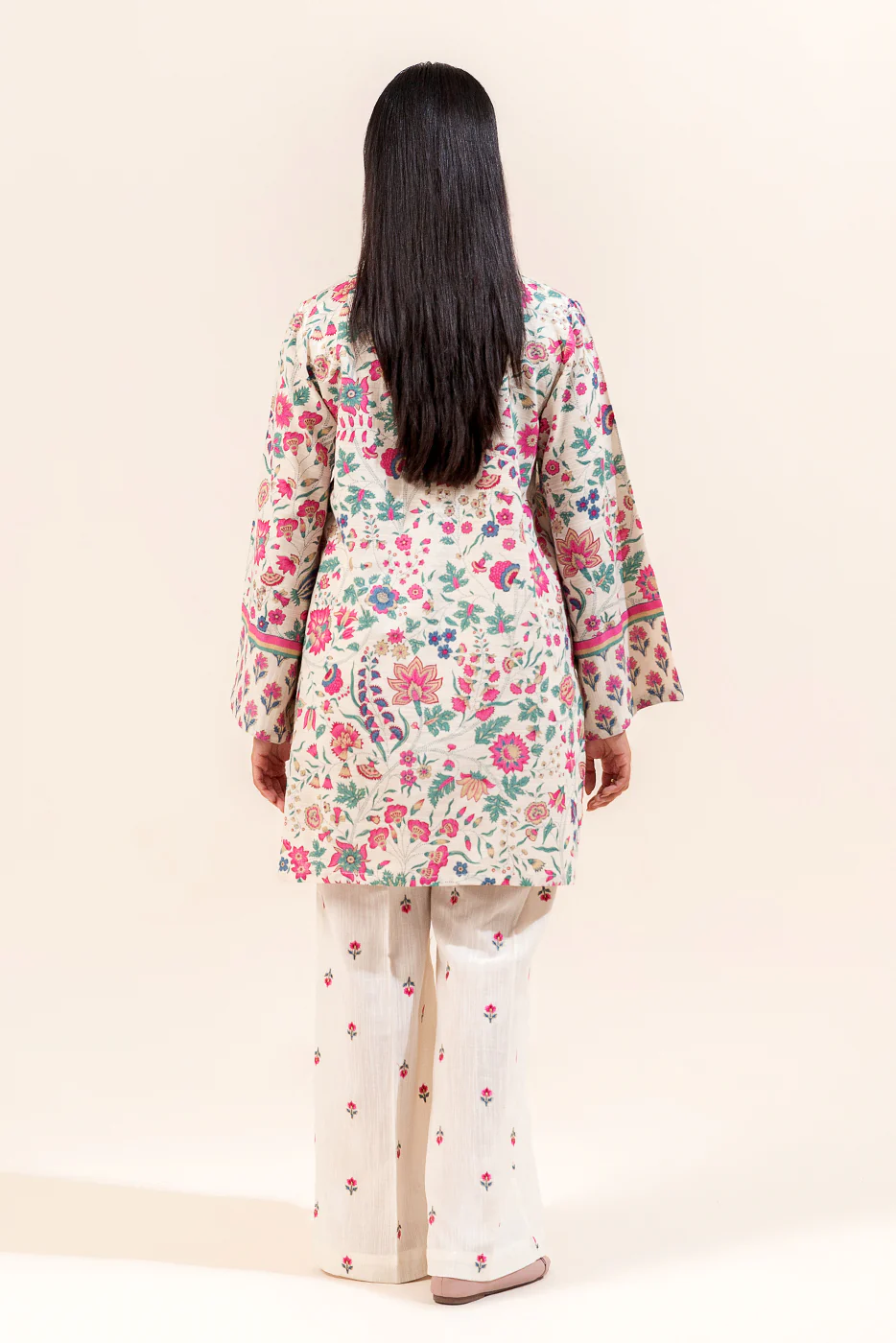 2 PIECE EMBROIDERED KHADDAR SUIT-PRISTINE FLORID (UNSTITCHED) - Image 3