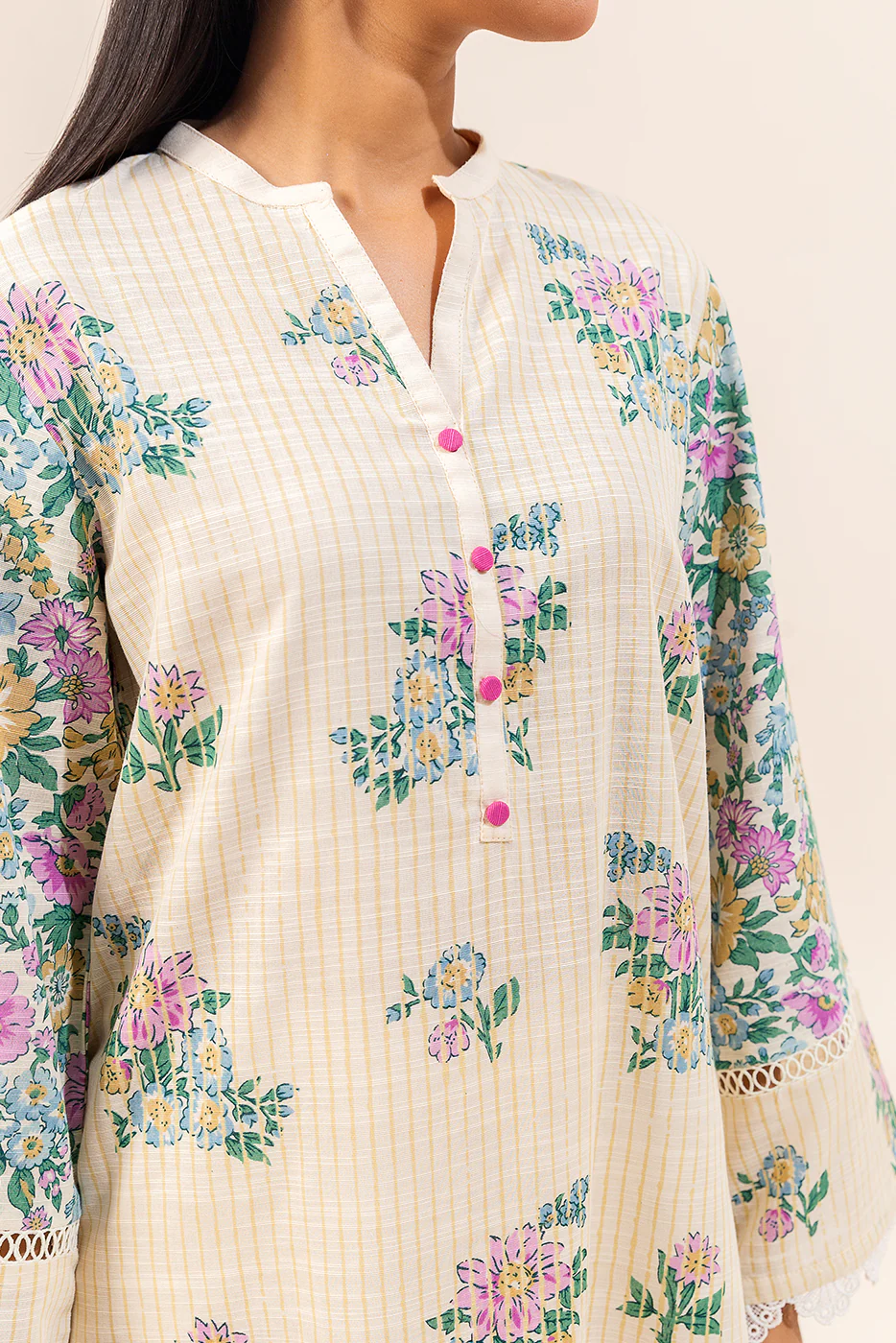 3 PIECE PRINTED KHADDAR SUIT-FLORAL EUPHORIA (UNSTITCHED) - Image 2