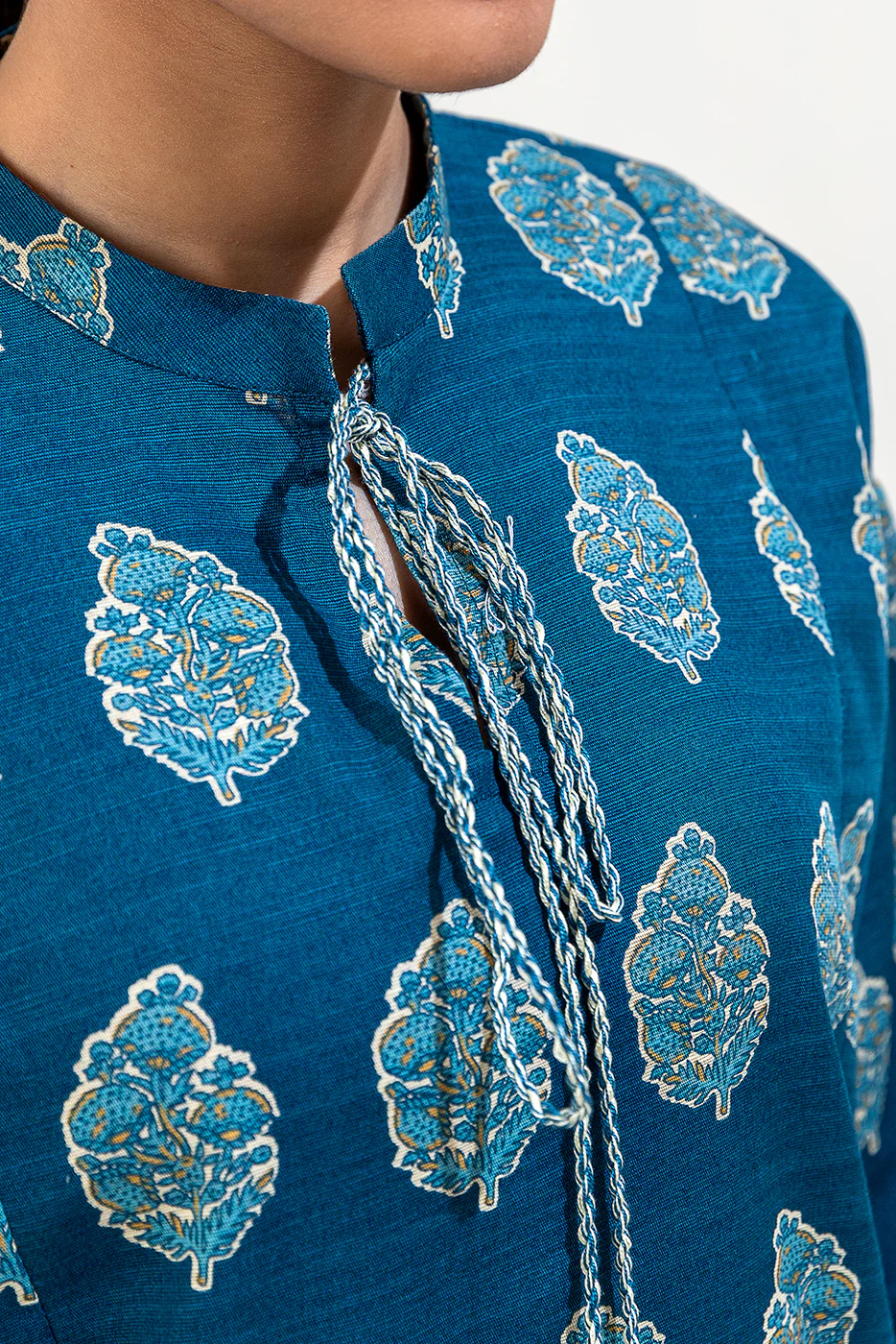 2 PIECE PRINTED KHADDAR SUIT-BERRY TALE (UNSTITCHED) - Image 4
