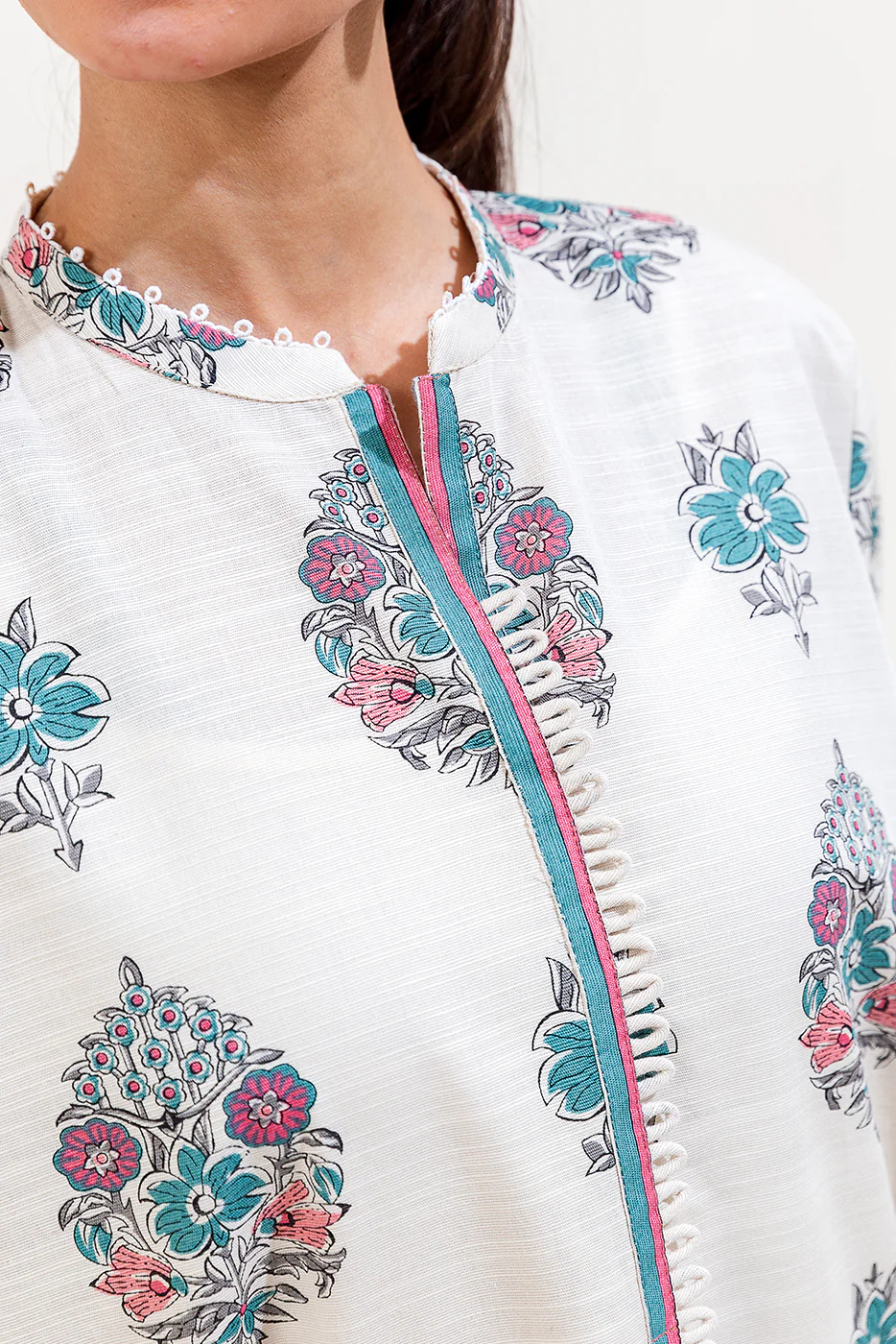 3 PIECE PRINTED KHADDAR SUIT-SPRUCE BLISS (UNSTITCHED) - Image 5