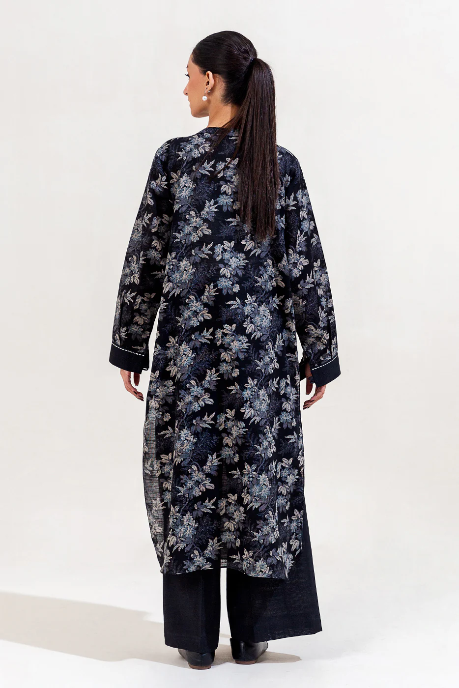 2 PIECE EMBROIDERED KHADDAR SUIT-MYSTIC DUSK (UNSTITCHED) - Image 3