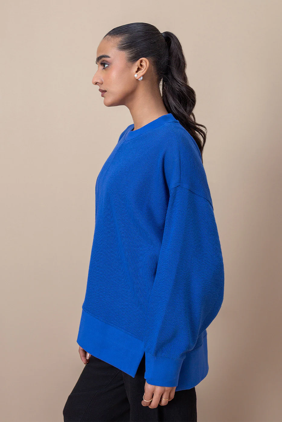 TEXTURED SWEATSHIRT - Image 3