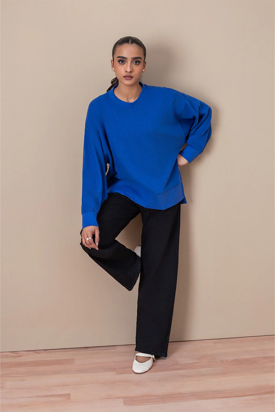 TEXTURED SWEATSHIRT - Image 7