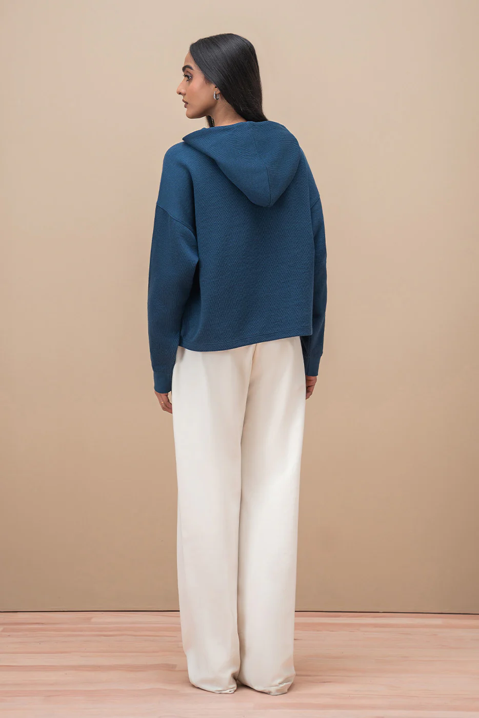TEXTURED HOODIE - Image 3