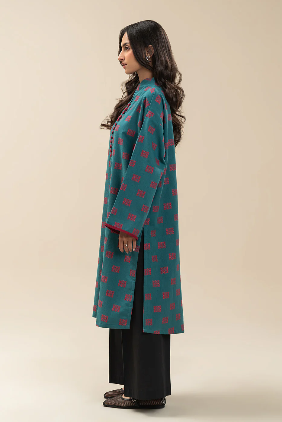 BASIC JACQUARD SHIRT (PRET) - Image 4