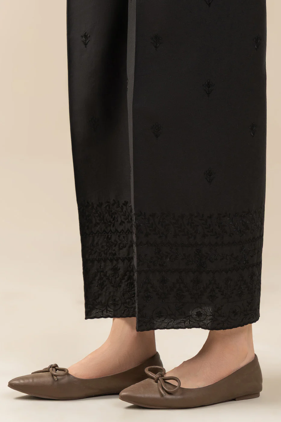 EMBROIDERED CULOTTE PANTS - Image 2