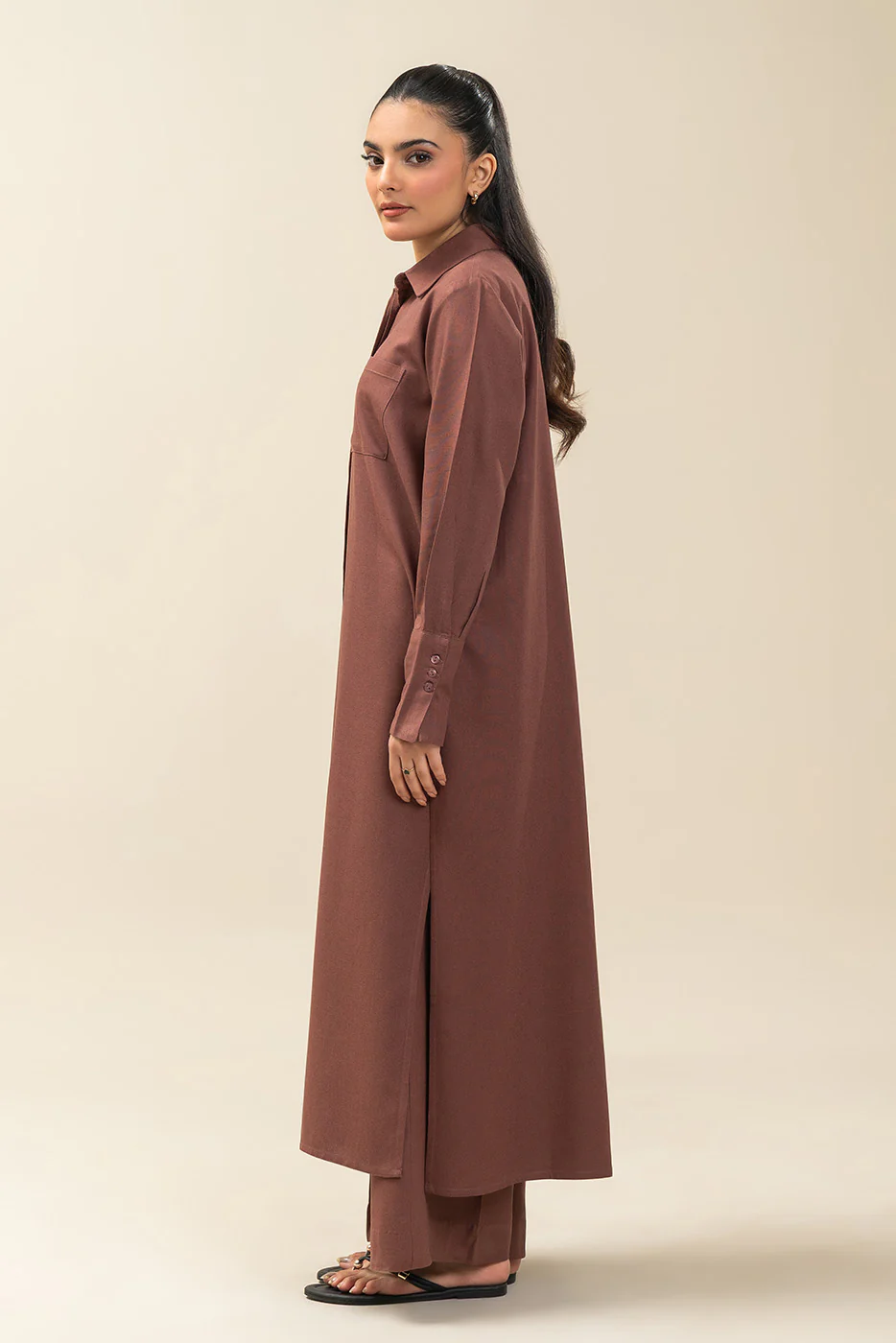 BUTTON DOWN LONG TUNIC - Image 4