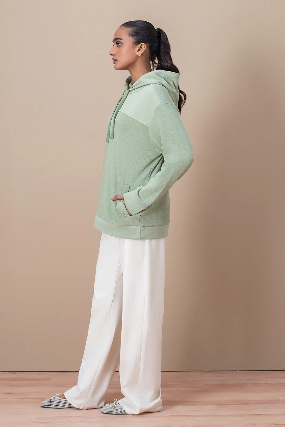 TEXTURED HOODIE - Image 4