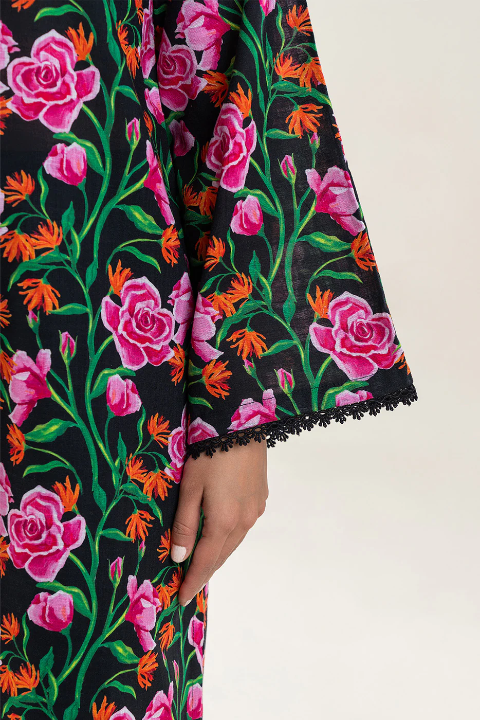 PRINTED KHADDAR SHIRT (PRET) - Image 6