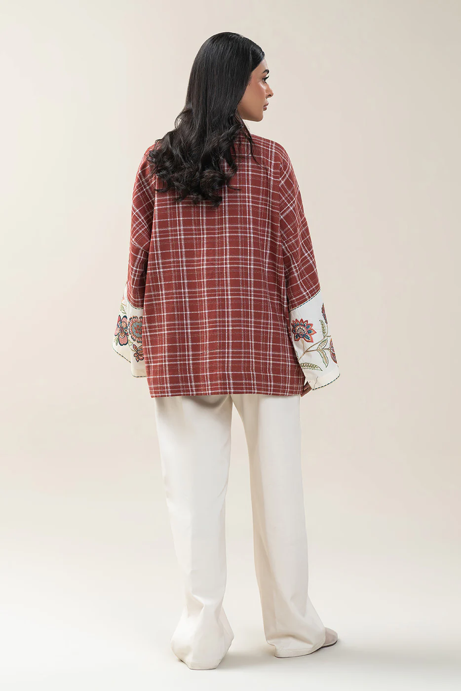 EMBROIDERED DOBBY TOP (PRET) - Image 3