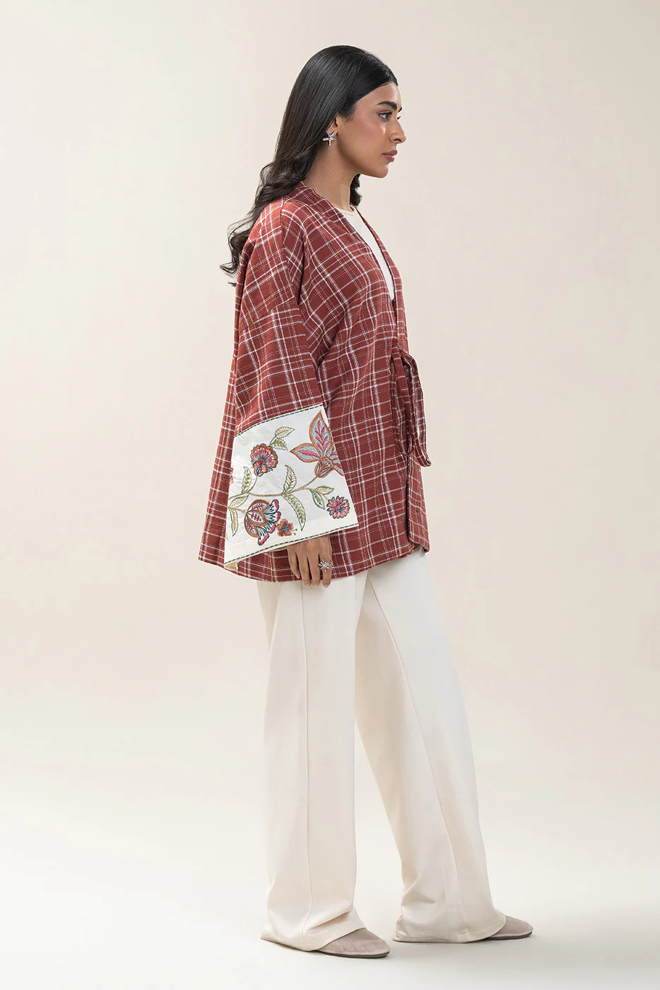 EMBROIDERED DOBBY TOP (PRET) - Image 4
