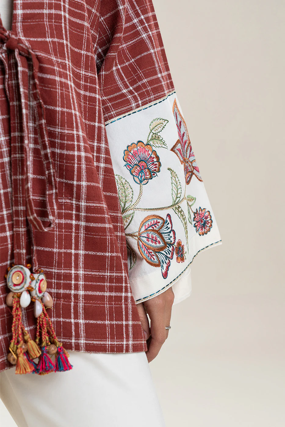 EMBROIDERED DOBBY TOP (PRET) - Image 6