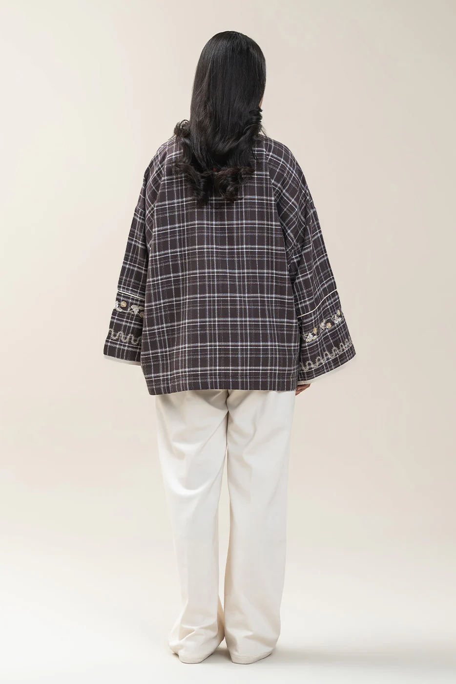 EMBROIDERED DOBBY TOP (PRET) - Image 4