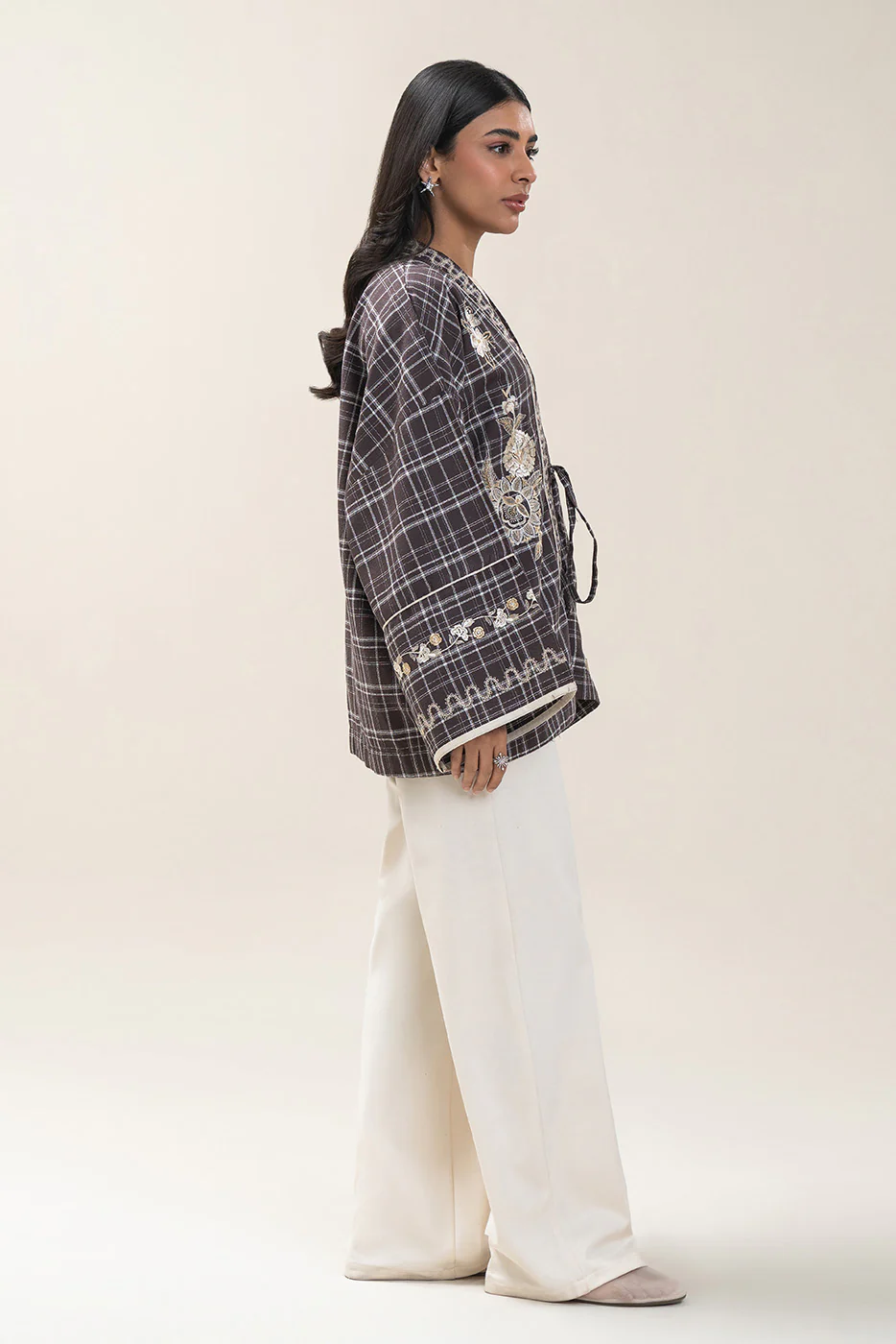 EMBROIDERED DOBBY TOP (PRET) - Image 6