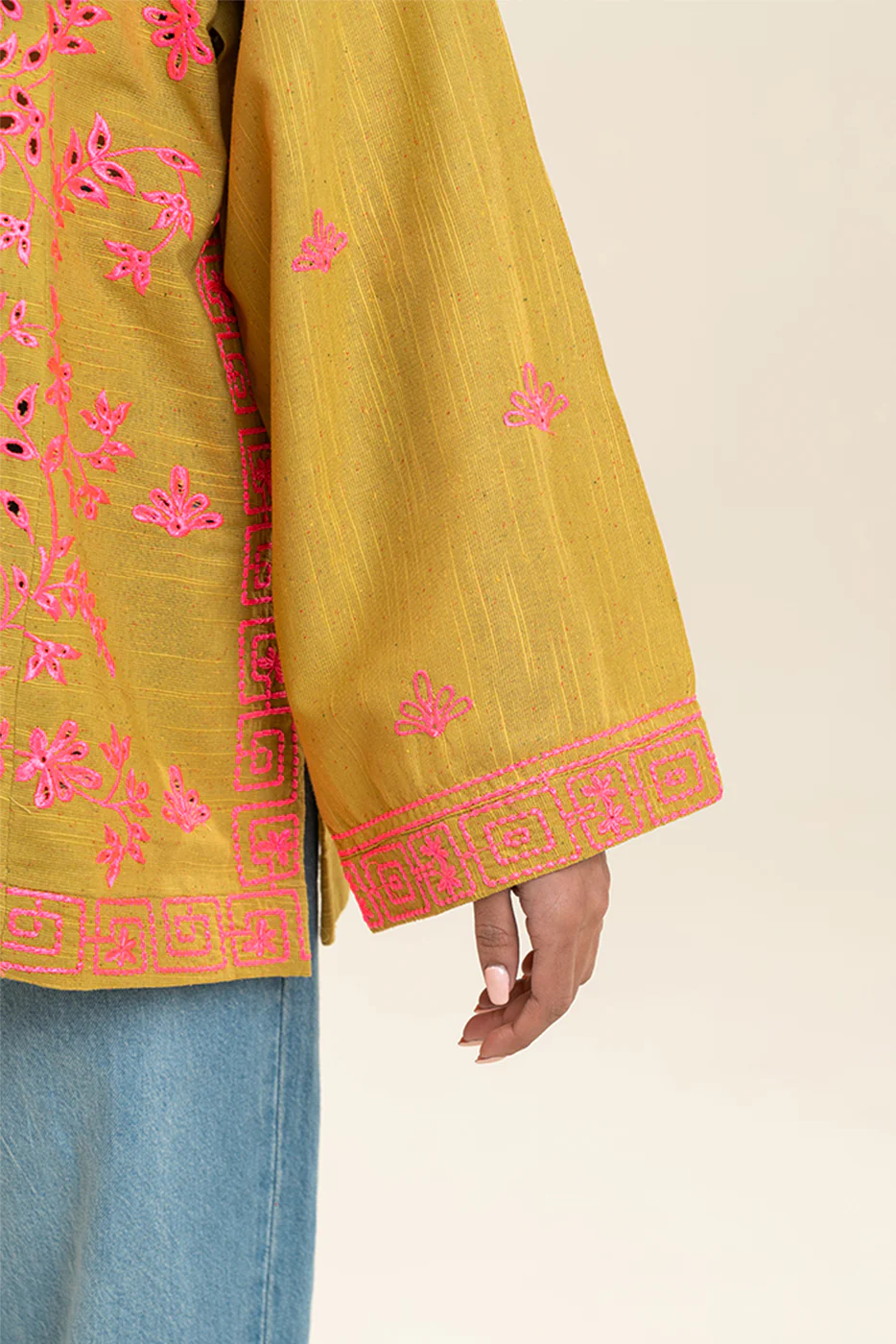 EMBROIDERED  MULTI NEPS TOP (PRET) - Image 5