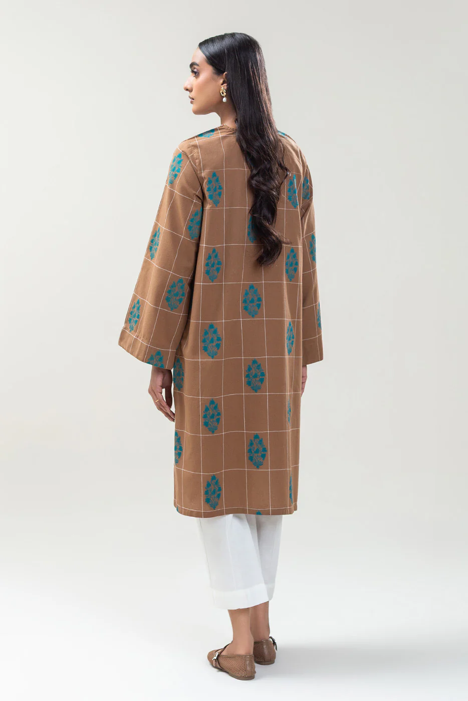 EMBROIDERED JACQUARD SHIRT (PRET) - Image 4