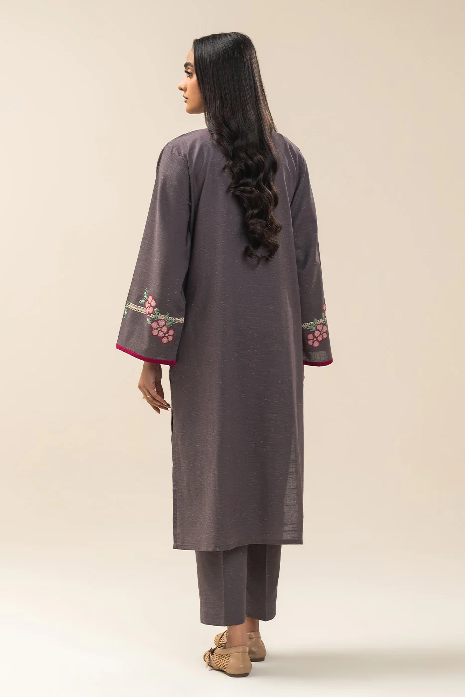 2 PIECE EMBROIDERED MULTI NEPS SUIT (PRET) - Image 3