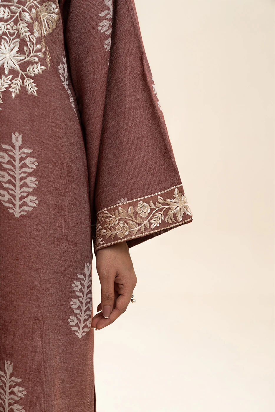 2 PIECE EMBROIDERED KHADDAR SUIT (PRET) - Image 6