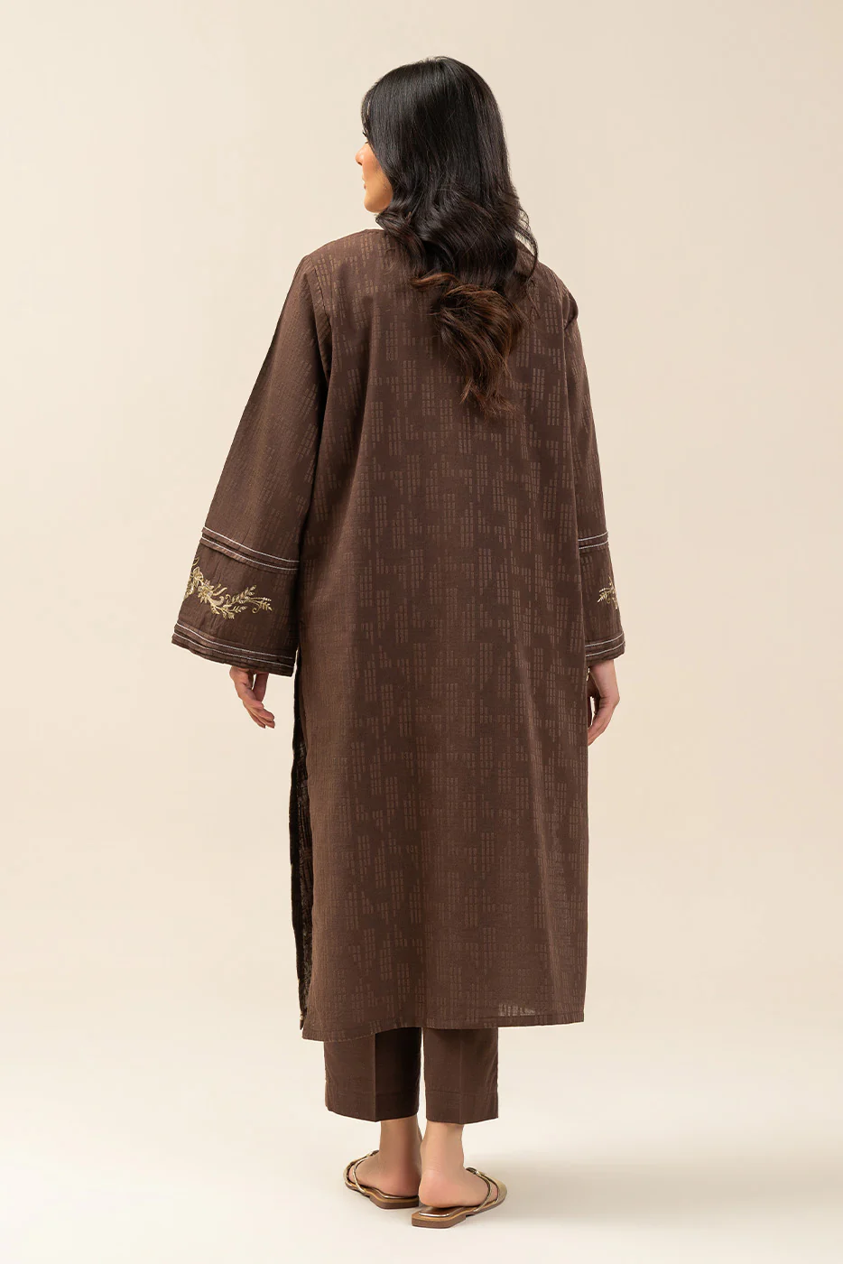 2 PIECE EMBROIDERED KHADDAR SUIT (PRET) - Image 3