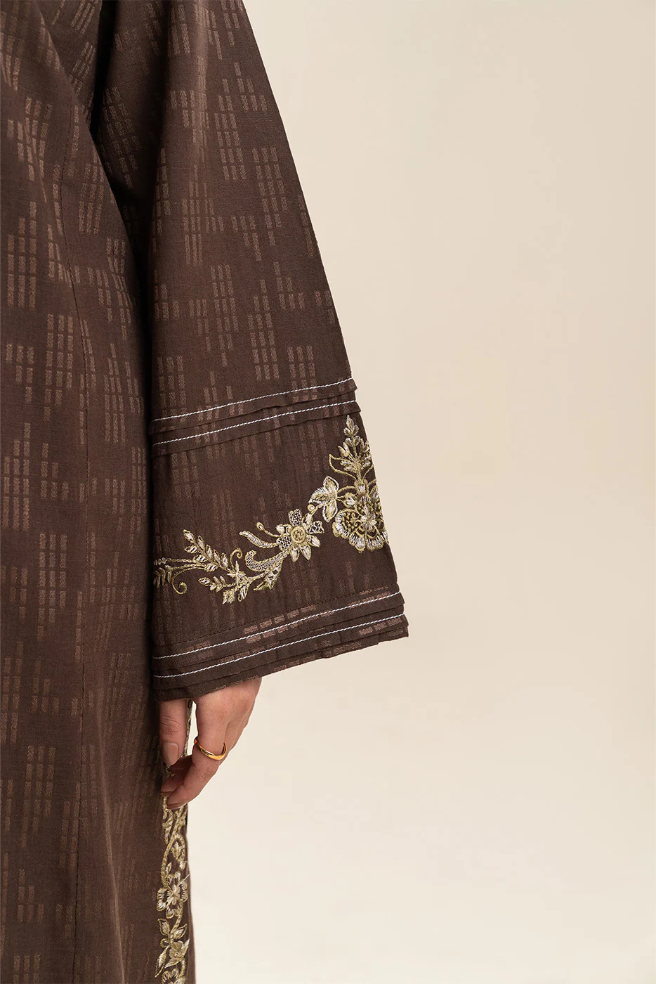 2 PIECE EMBROIDERED KHADDAR SUIT (PRET) - Image 7