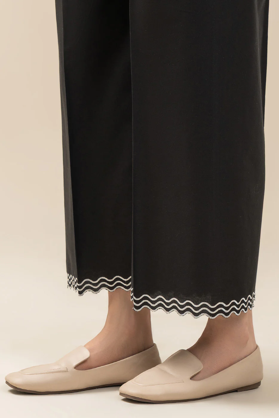 EMBROIDERED CULOTTE PANTS - Image 2