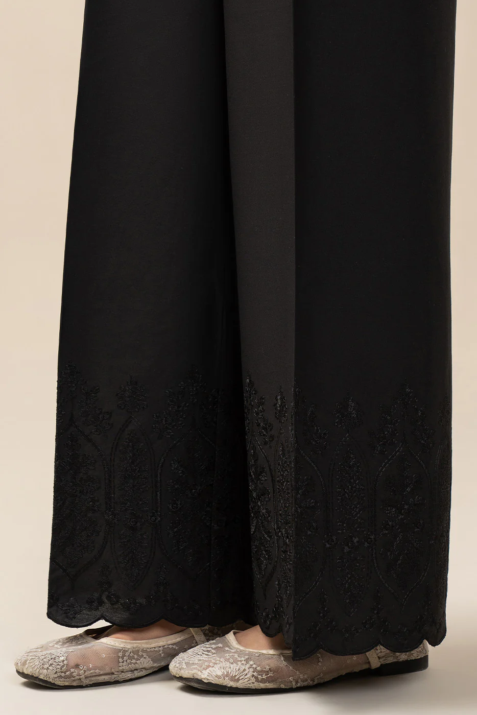 EMBROIDERED CULOTTE PANTS - Image 2