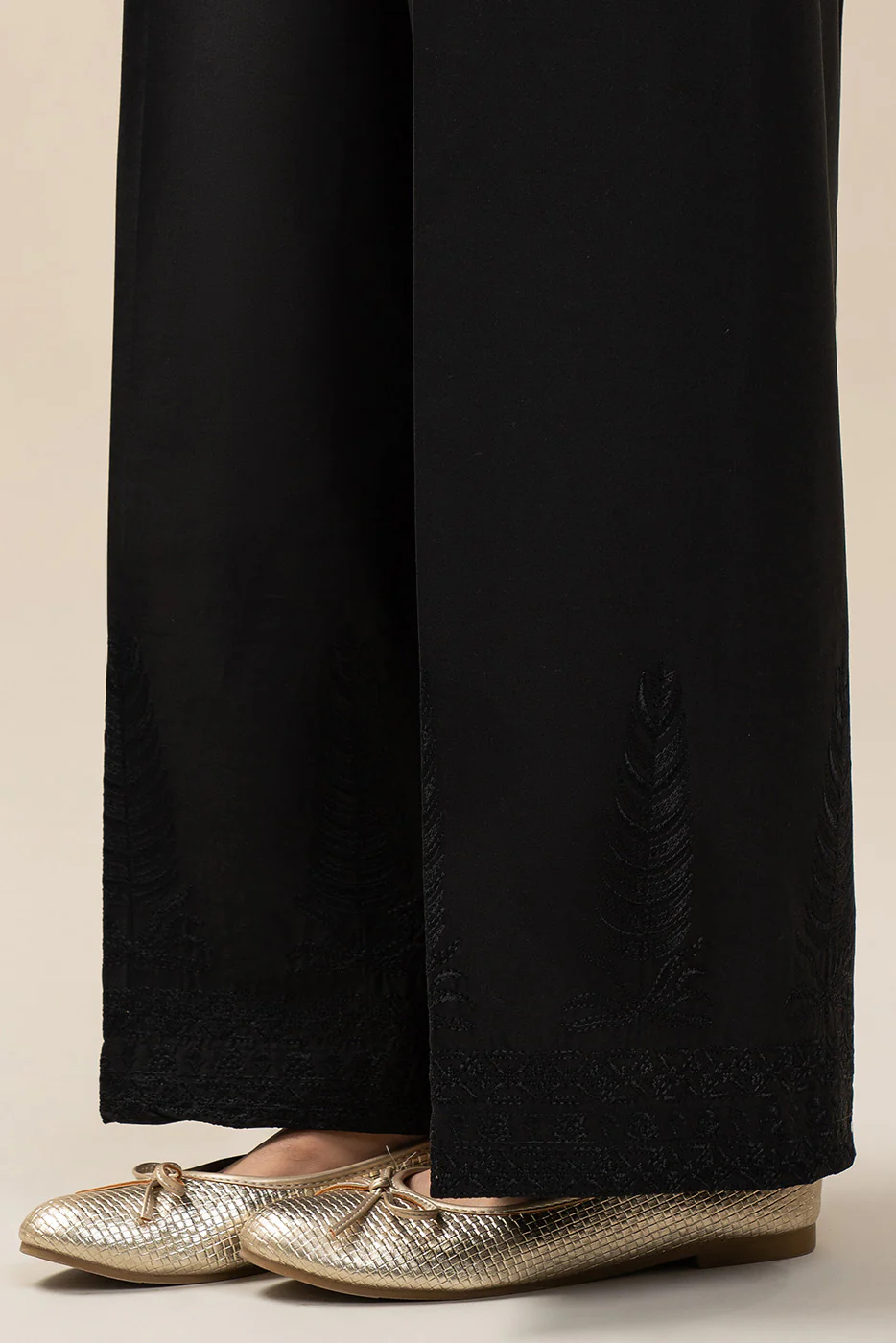 EMBROIDERED CULOTTE PANTS - Image 2