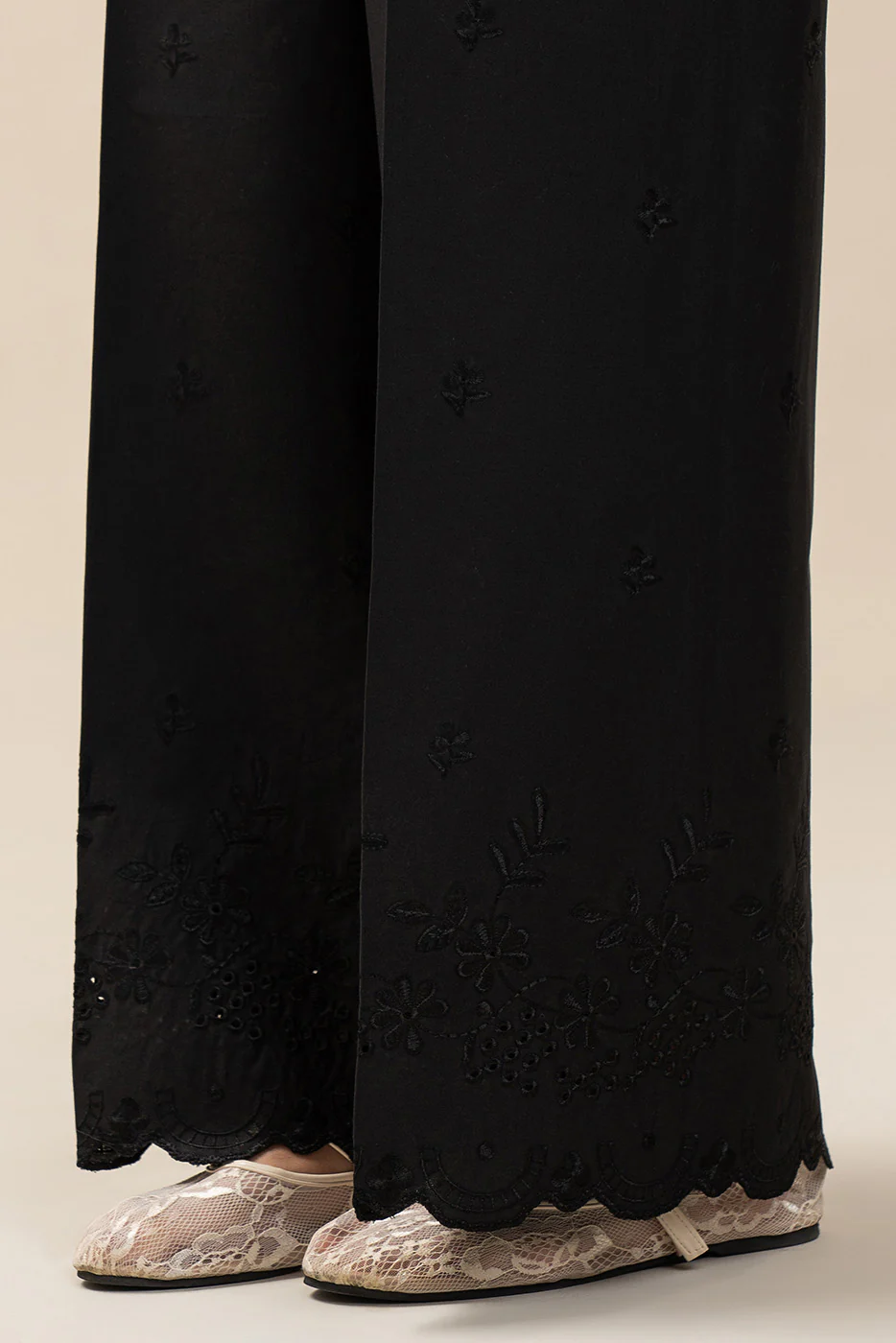 EMBROIDERED CULOTTE PANTS - Image 2
