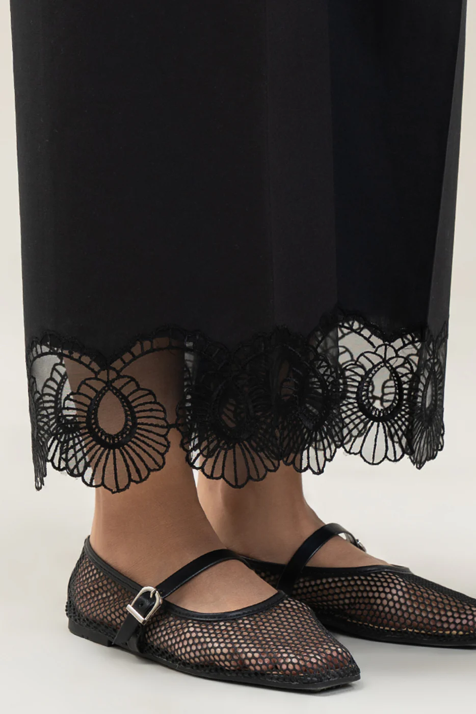 EMBROIDERED CULOTTE PANTS - Image 2