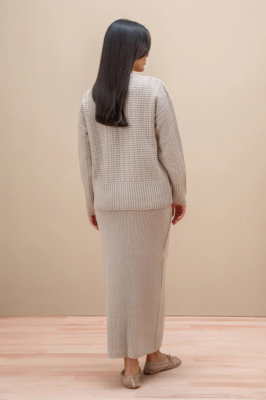 RIBBED-KNIT SKIRT - Image 6