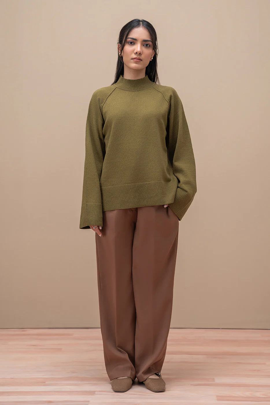MOCK NECK PULLOVER - Image 2