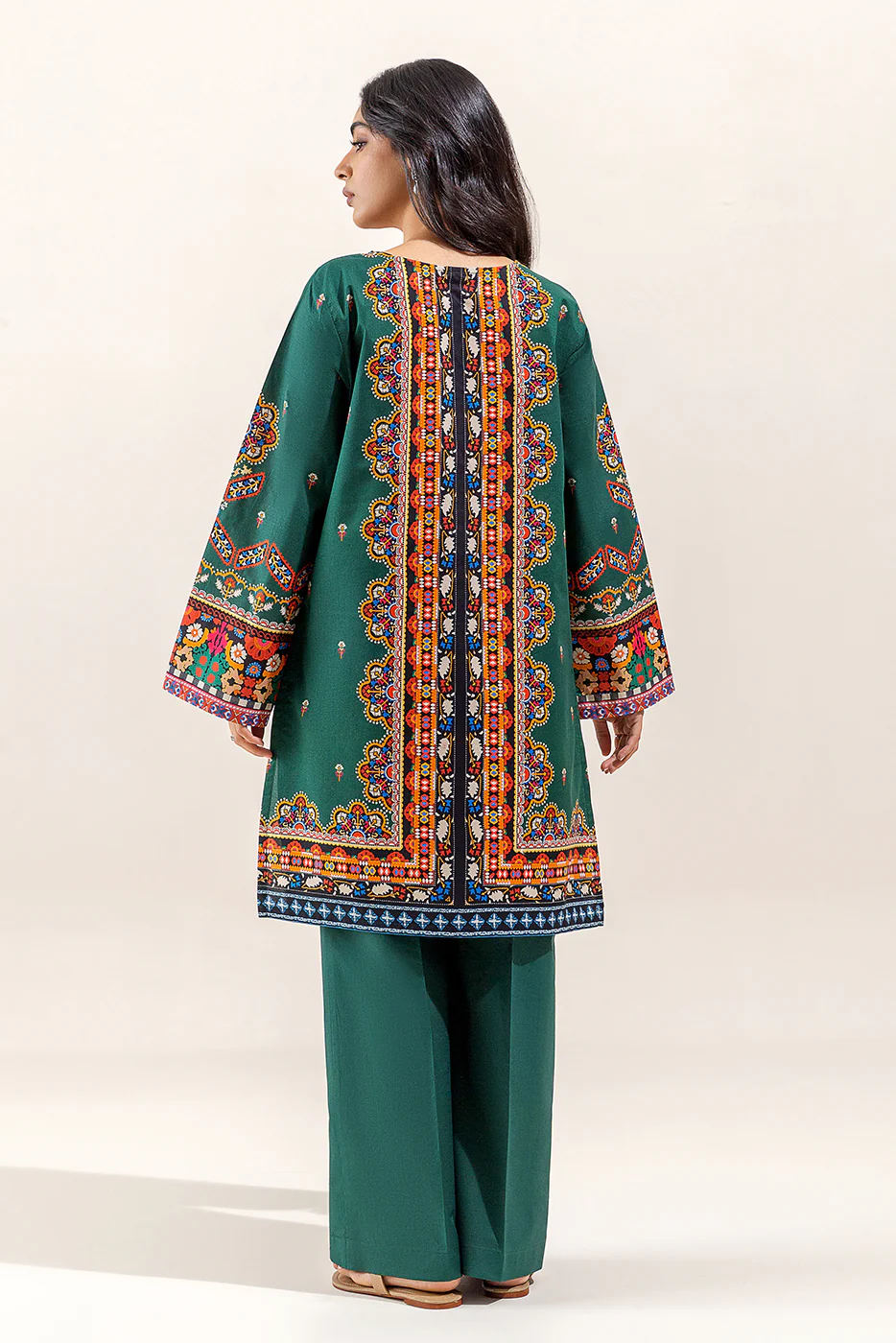 1 PIECE PRINTED LAWN SHIRT - PINE TRIBE (UNSTITCHED) - Image 5