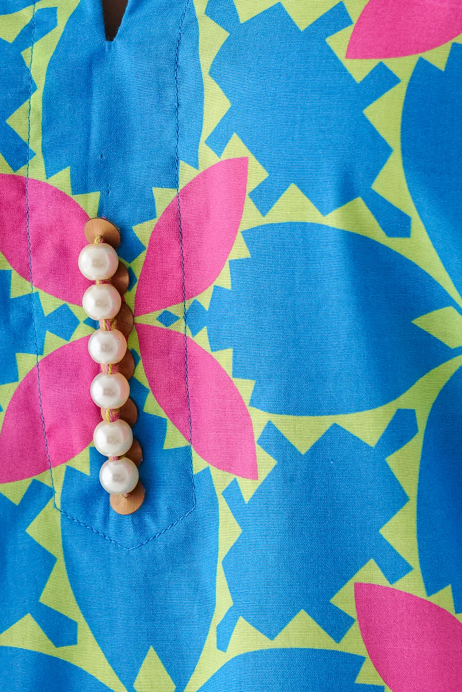 PRINTED CAMBRIC SHIRT (PRET) - Image 3