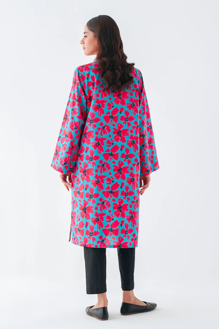 PRINTED CAMBRIC SHIRT (PRET) - Image 2
