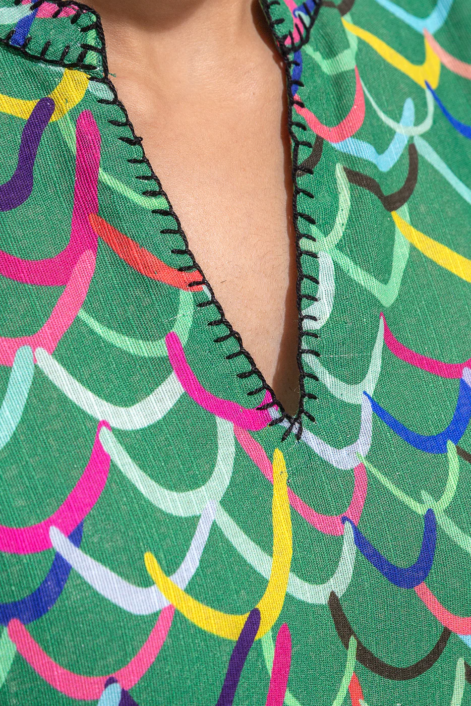 PRINTED PRINTED KHADDAR SHIRT (PRET) - Image 4